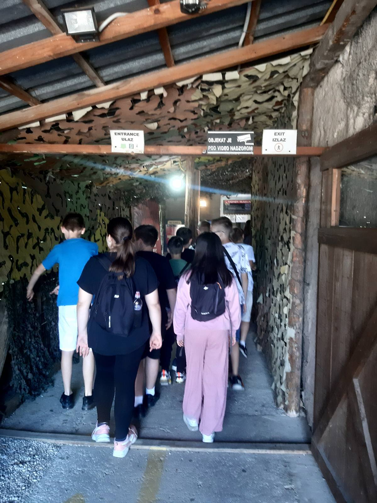 Učenici V razreda posjetili Tunel spasa